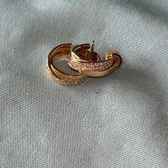 Michael Kors, precious metal plated mini hoop earrings - Picture 4 of 6